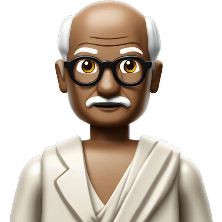 Mahatma Gandhi lego full body emoji