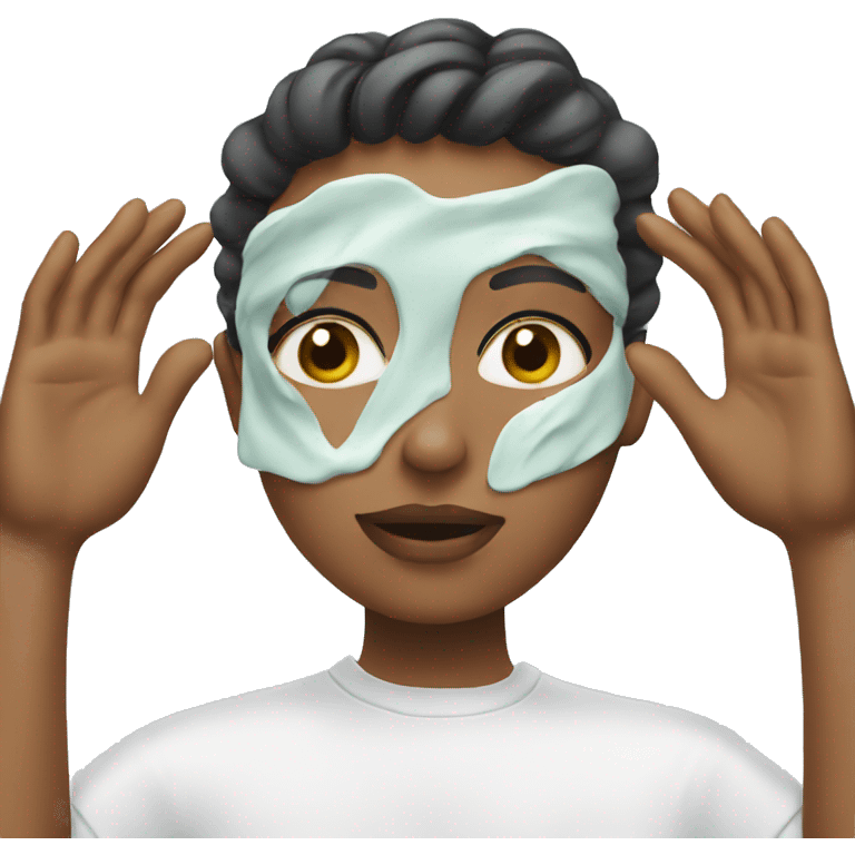 doing skincare emoji