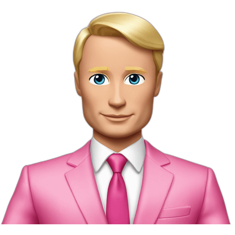 putin pink suit barbie emoji