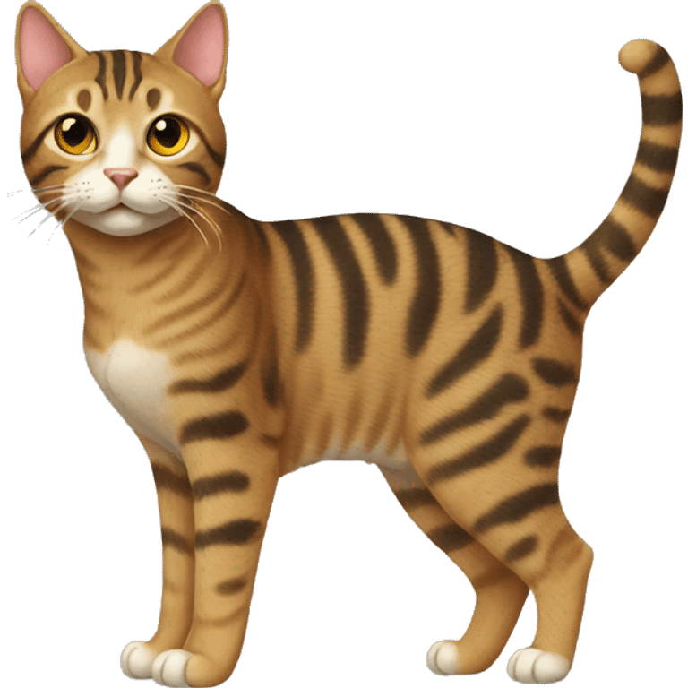 Tabby Cat Full Body emoji