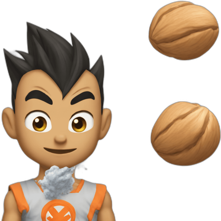 does goku clean nuts? emoji