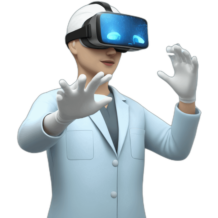 Surgeon-performing-Breast-surgery-with-virtual-reality-display emoji