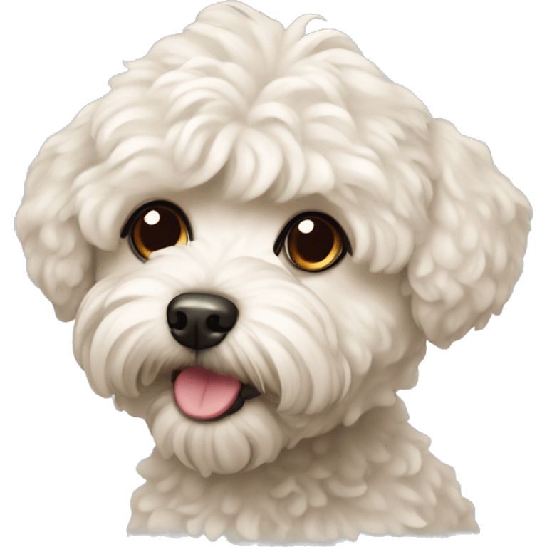 Maltipoo dog emoji