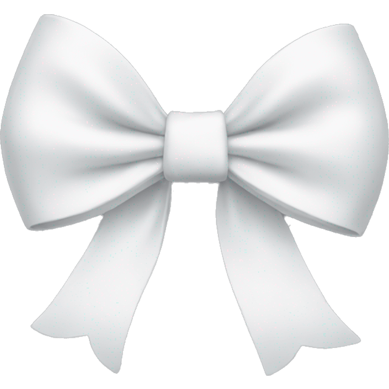 white bow emoji