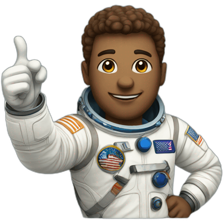 astronaut thumbs up emoji