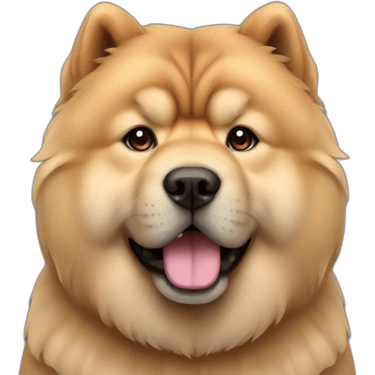 Chow chow dog emoji