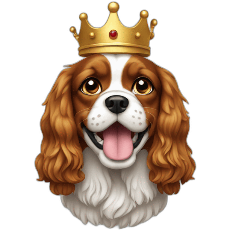 King charles dog urining emoji