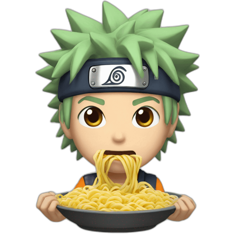 Naruto eat noodle emoji