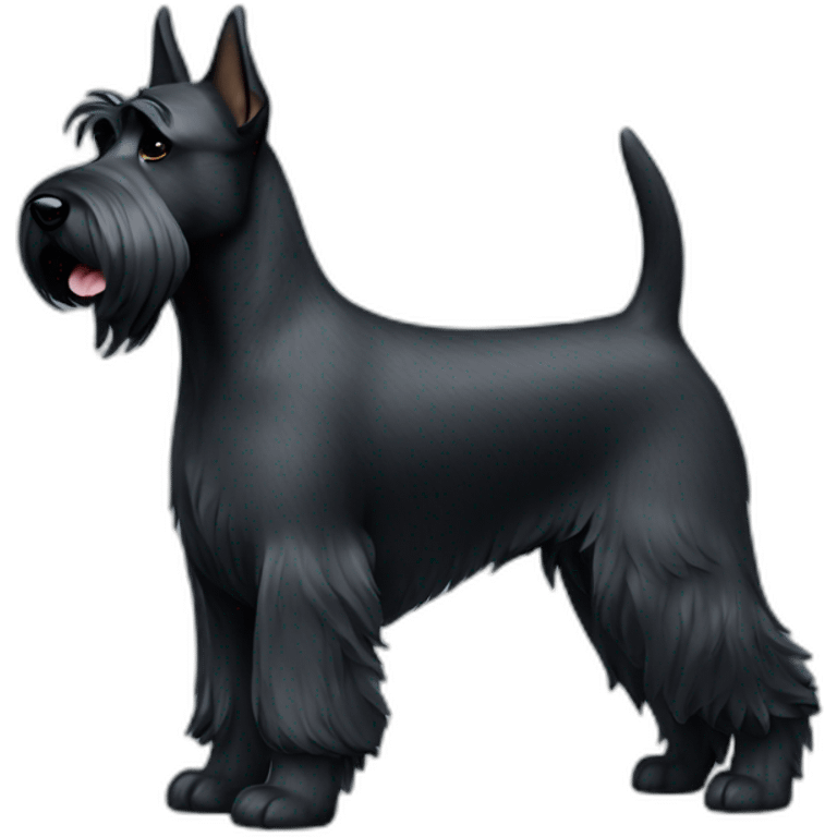 dog scottish terrier full body emoji