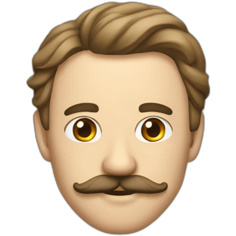 Un homme dictateur avec une petite moustache emoji