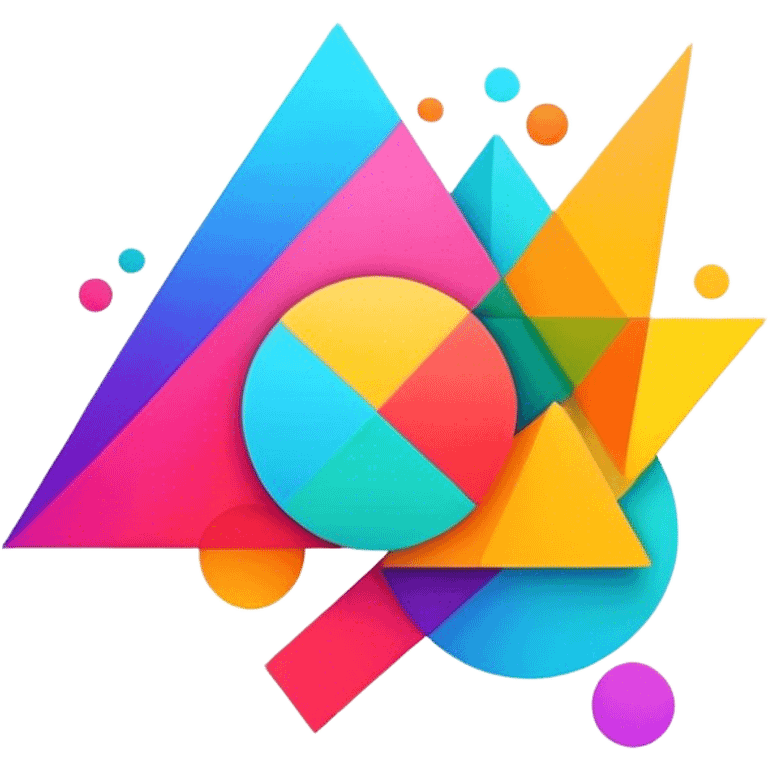 An abstract app logo  emoji