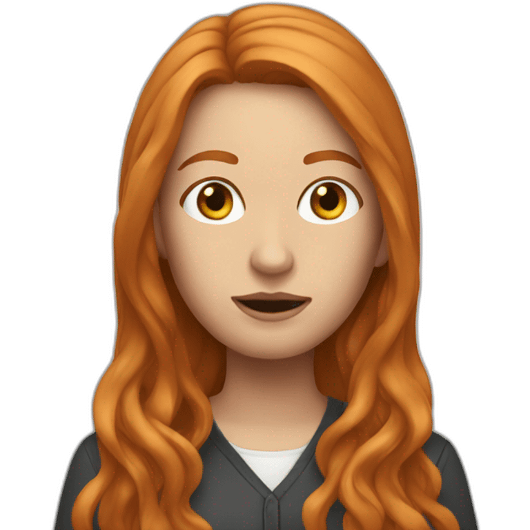 Forensic woman with long ginger hair emoji