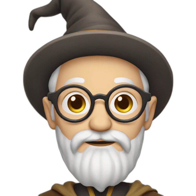 cute old wizard emoji