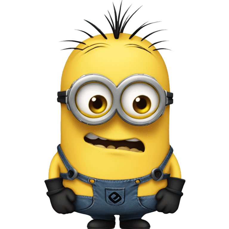 Despicable 4 character mega minion on their phone emoji