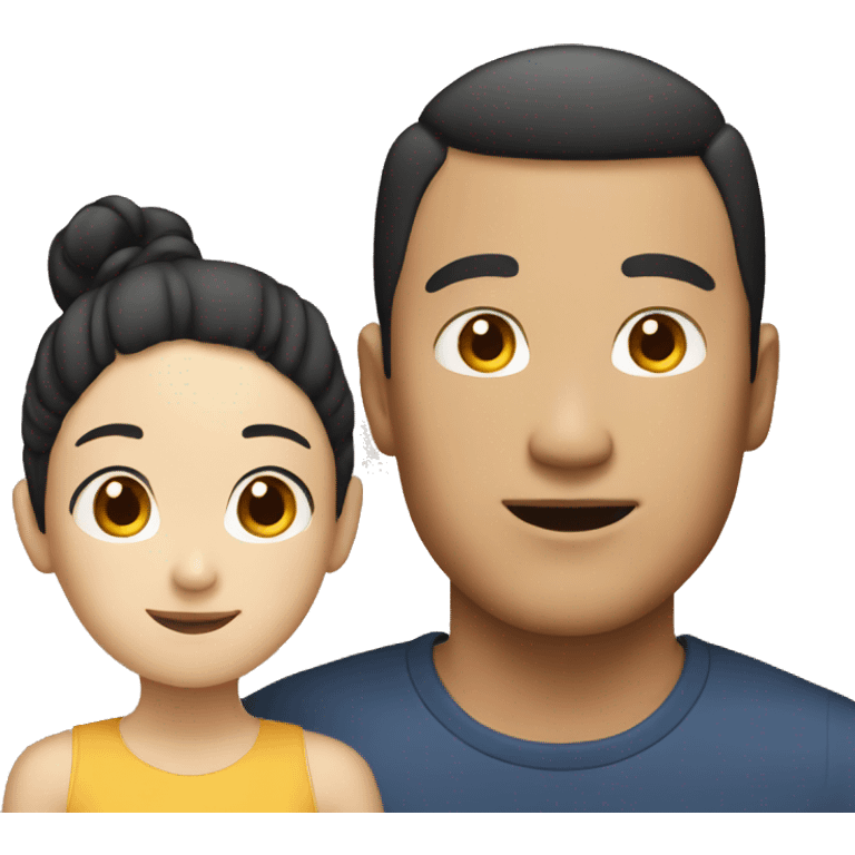 asian guy and girl emoji