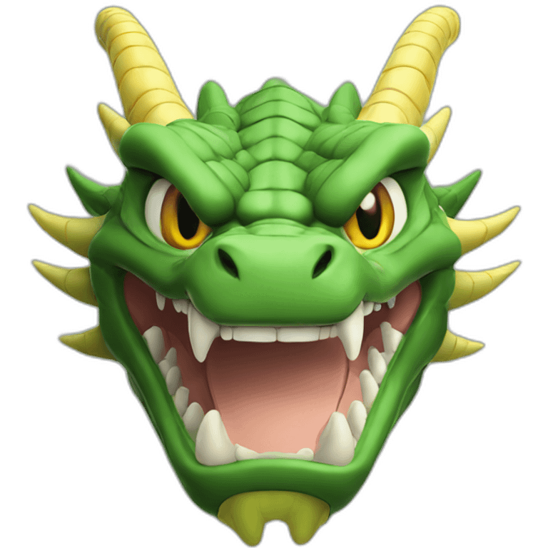 Smiling shenron emoji