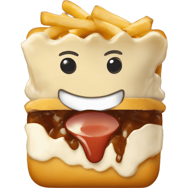 Poutine magne une poutine emoji