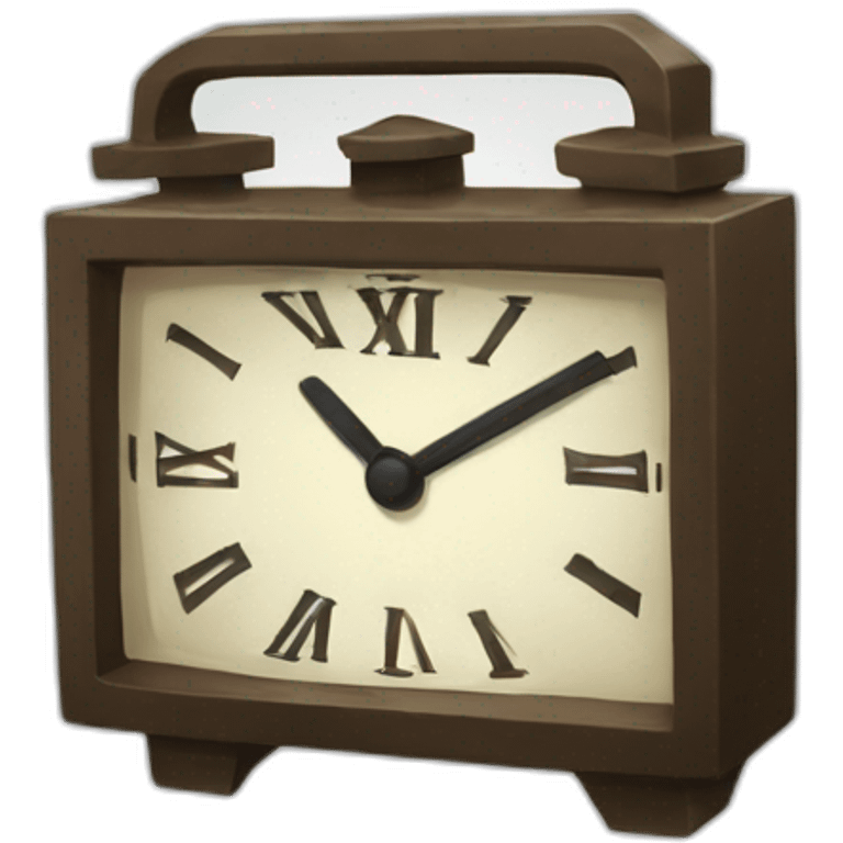 simple clock emoji