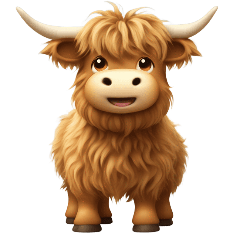 baby highland cow  emoji