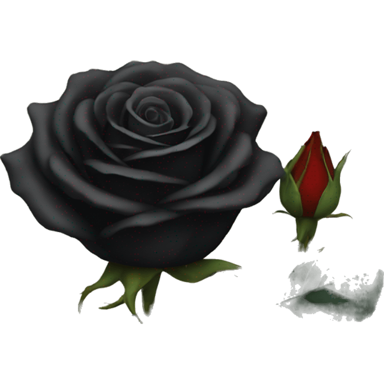 black rose emoji