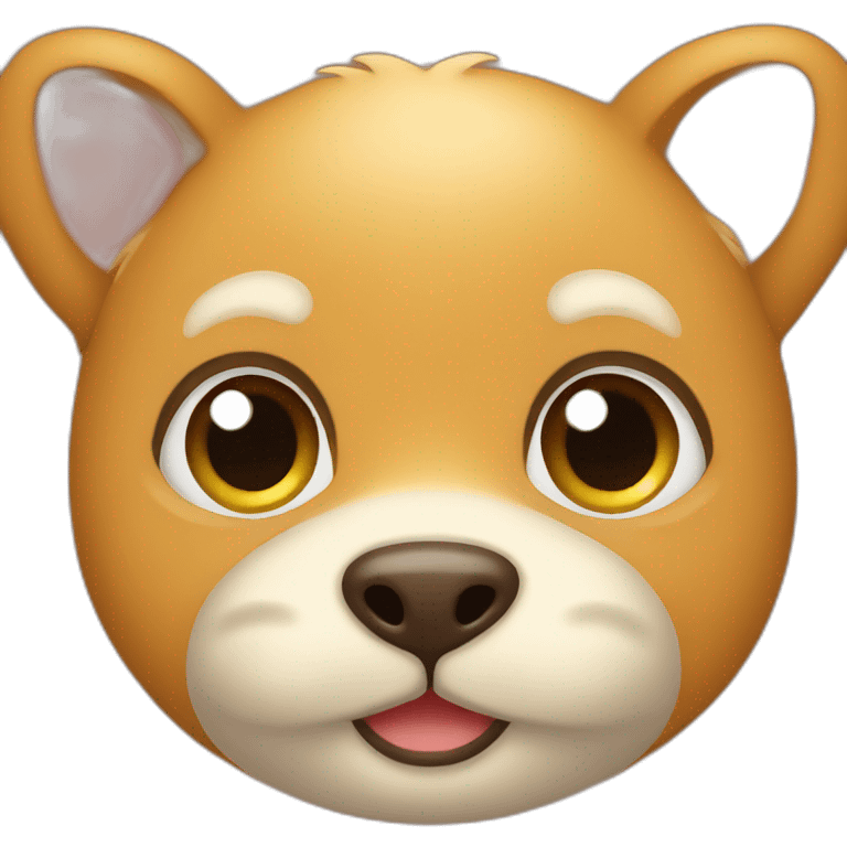 cute animal face emoji emoji