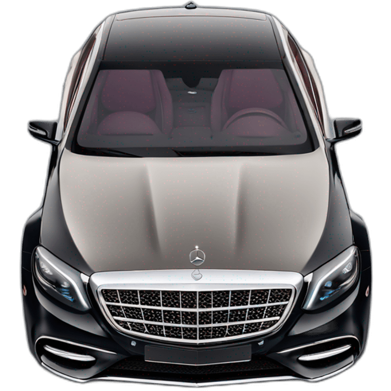 Mercedes maybach class s bi color emoji