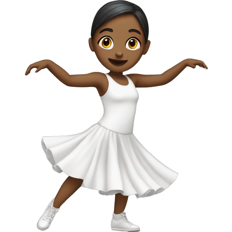 Girl white Dancing emoji