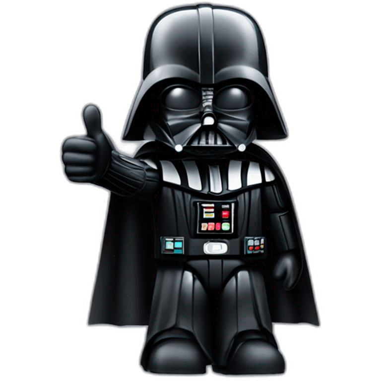 Darthvader thumb's up emoji