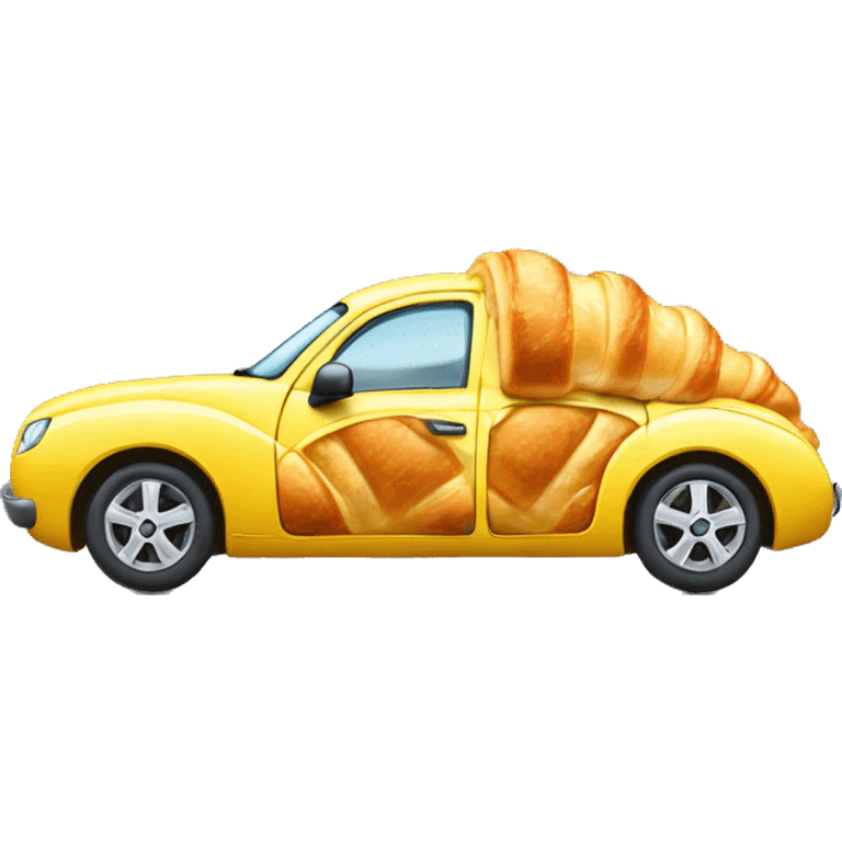 Car of Croissant  emoji