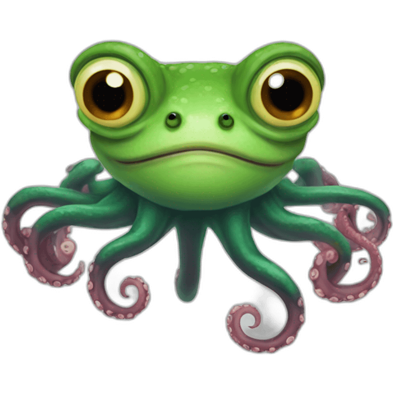 frog octopus Chimera emoji