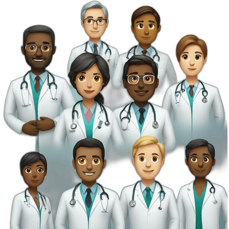 group of doctors emoji