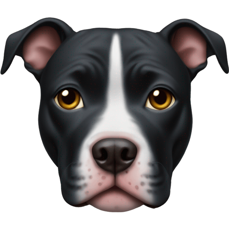 Black pitbull  emoji