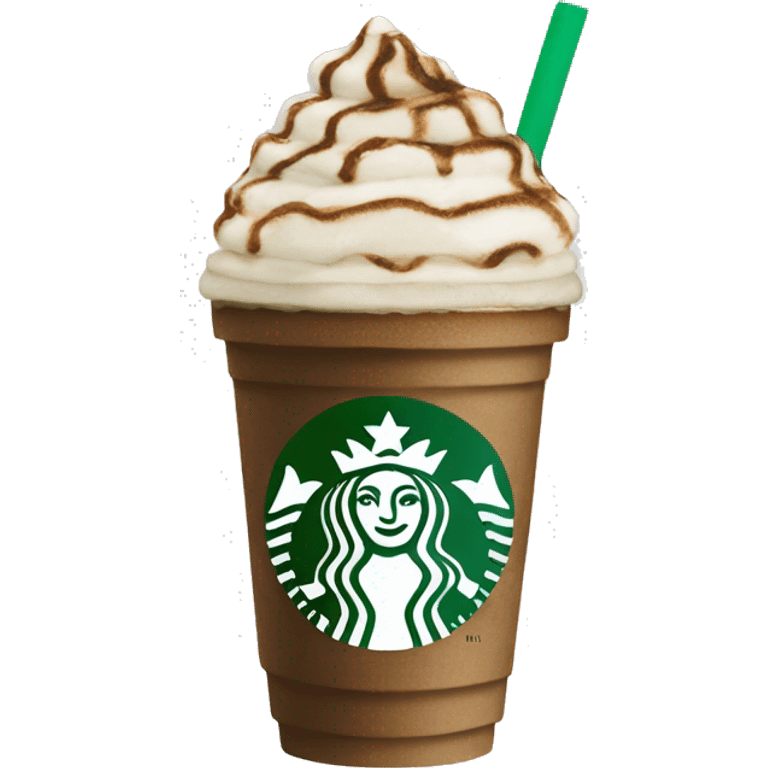 create a frappuccino from starbucks  emoji