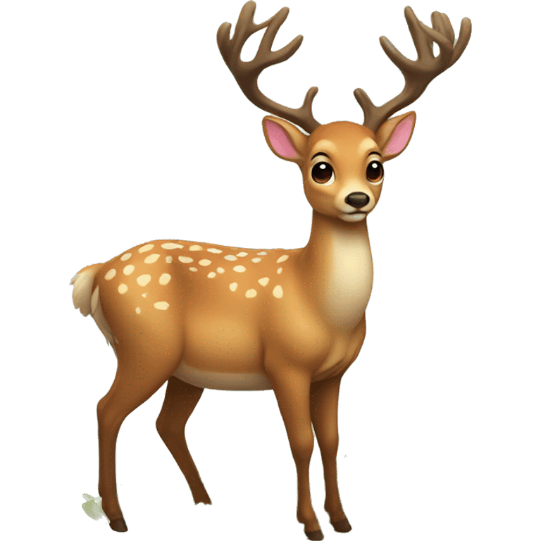 deer in love emoji