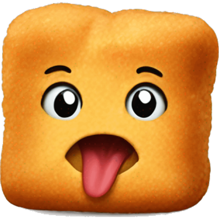 chicken nugget talking emoji