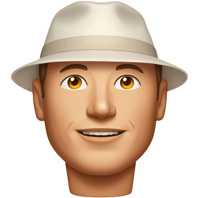 Elon musk with a bunch of sun tan lotion on his face emoji