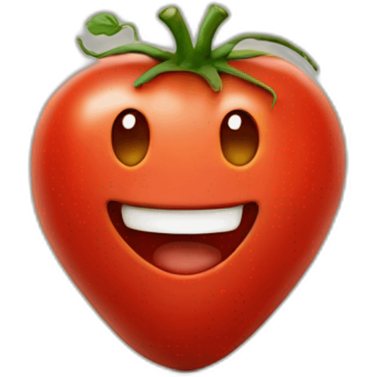 heart tomato smiling emoji