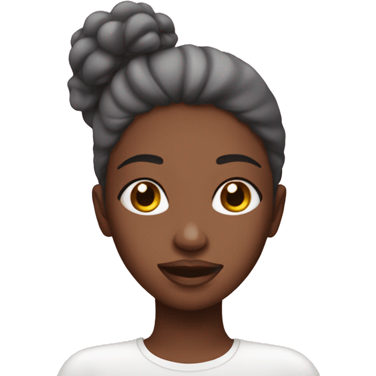 girl doing skincare emoji