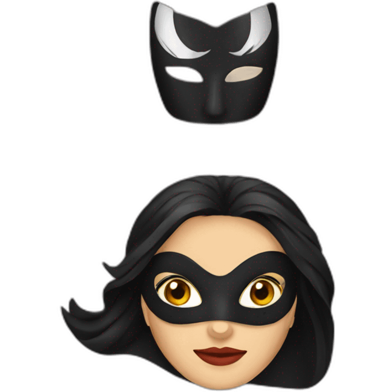 zorro woman mask emoji