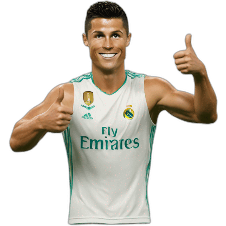 Cristiano Ronaldo thumbs up emoji