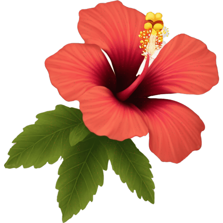 Beee Hibiscus with pollen emoji