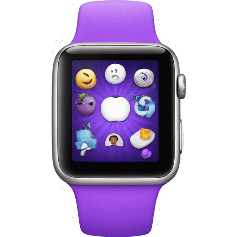 Purple Apple Watch  emoji