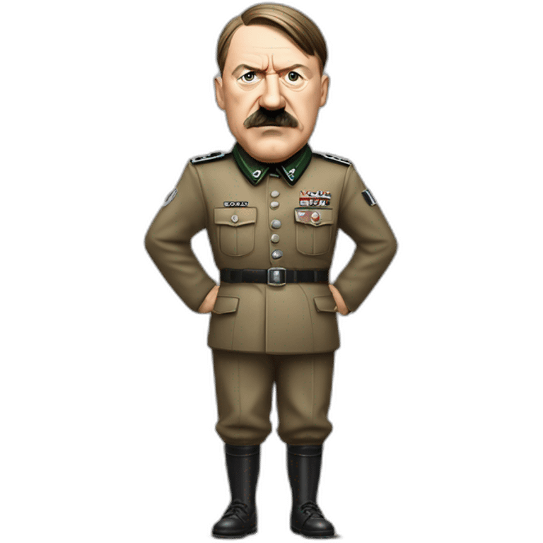 Adolf hitler qui joue au football emoji