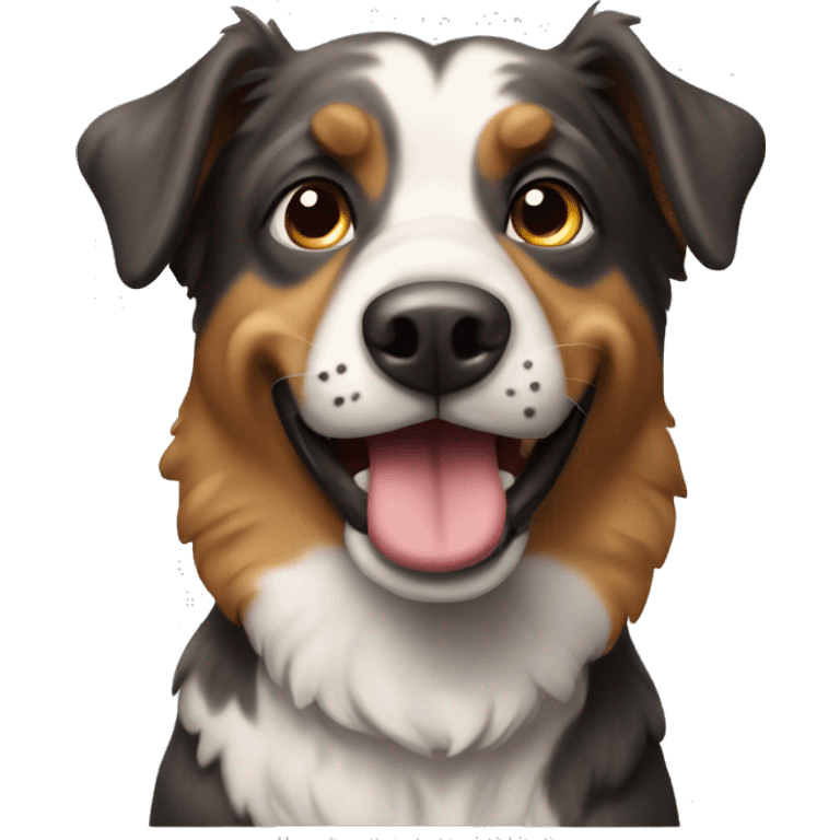 A dog Berger Australian  emoji