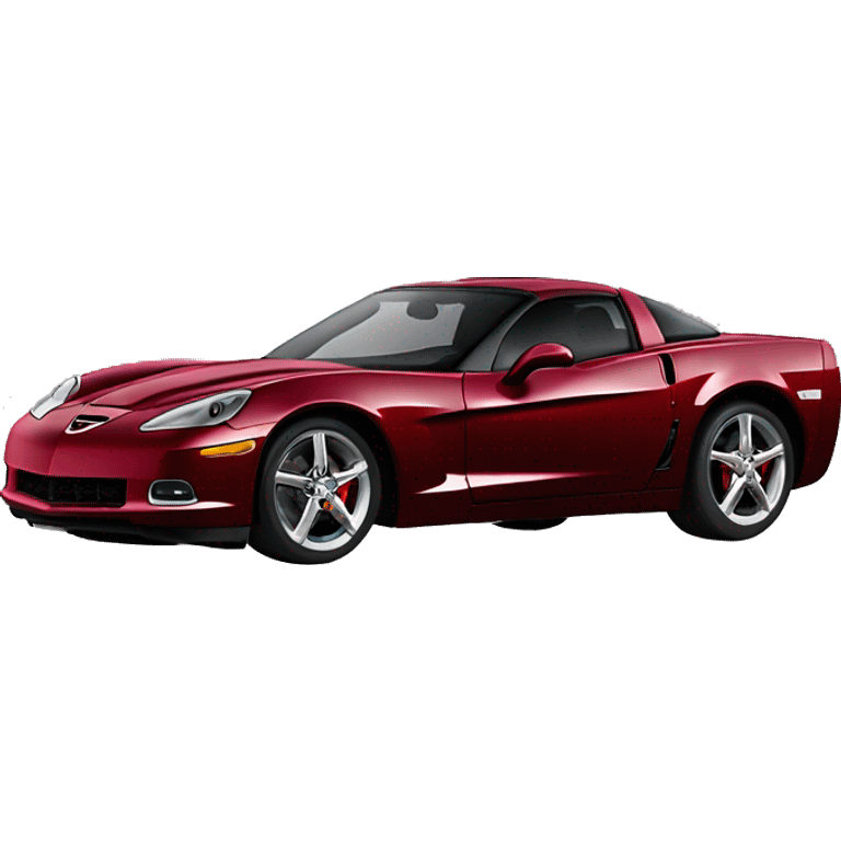 maroon corvette c6 emoji