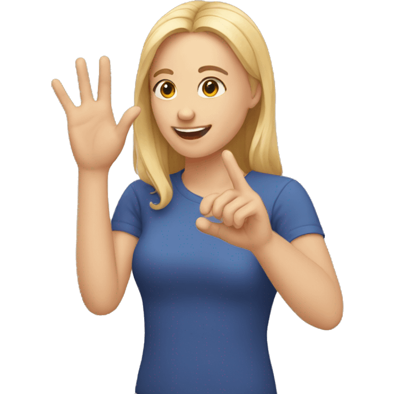 American sign language emoji