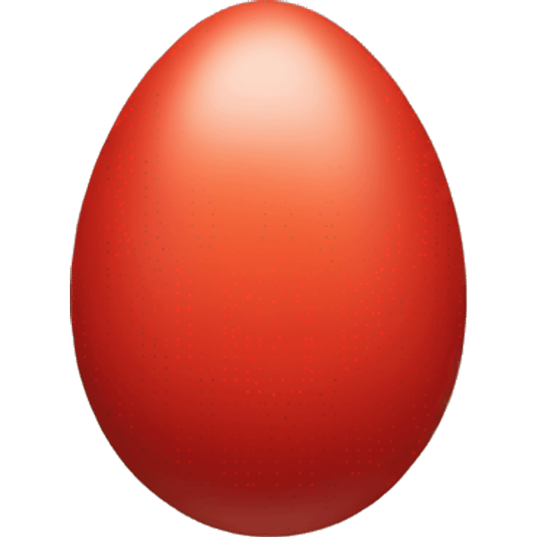 red egg emoji