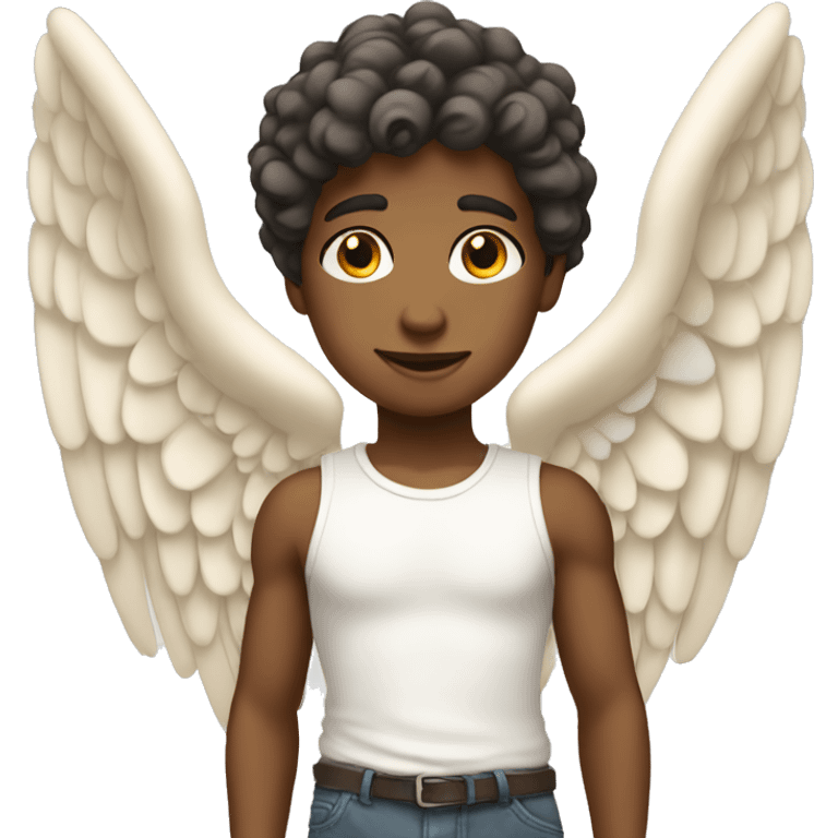 Youthful angel emoji