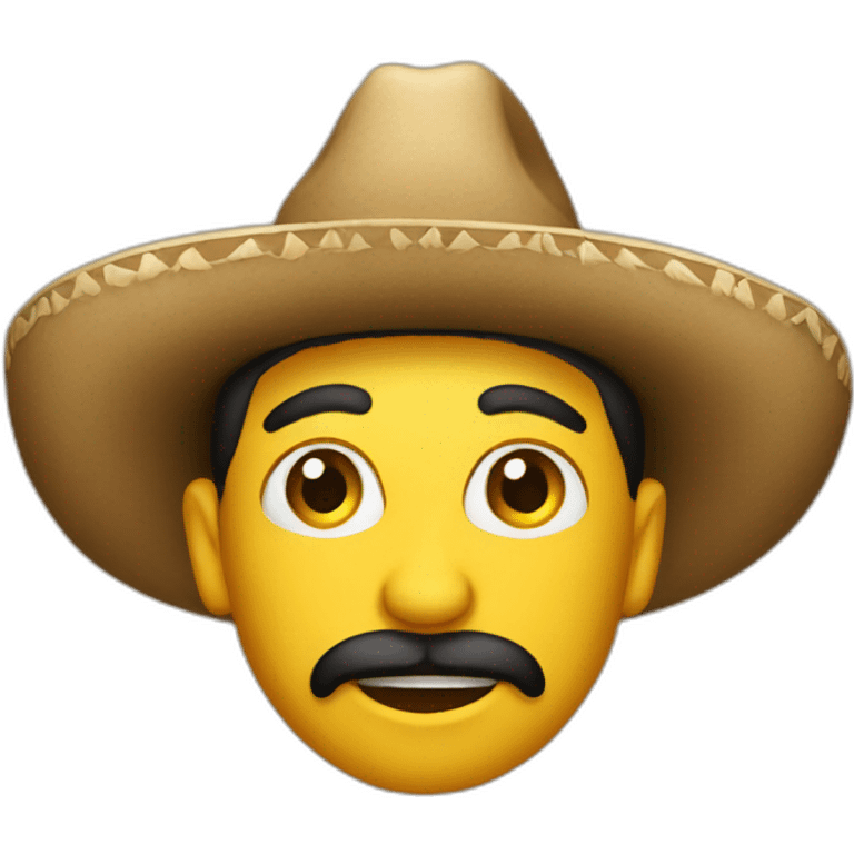 Mexican with hat emoji