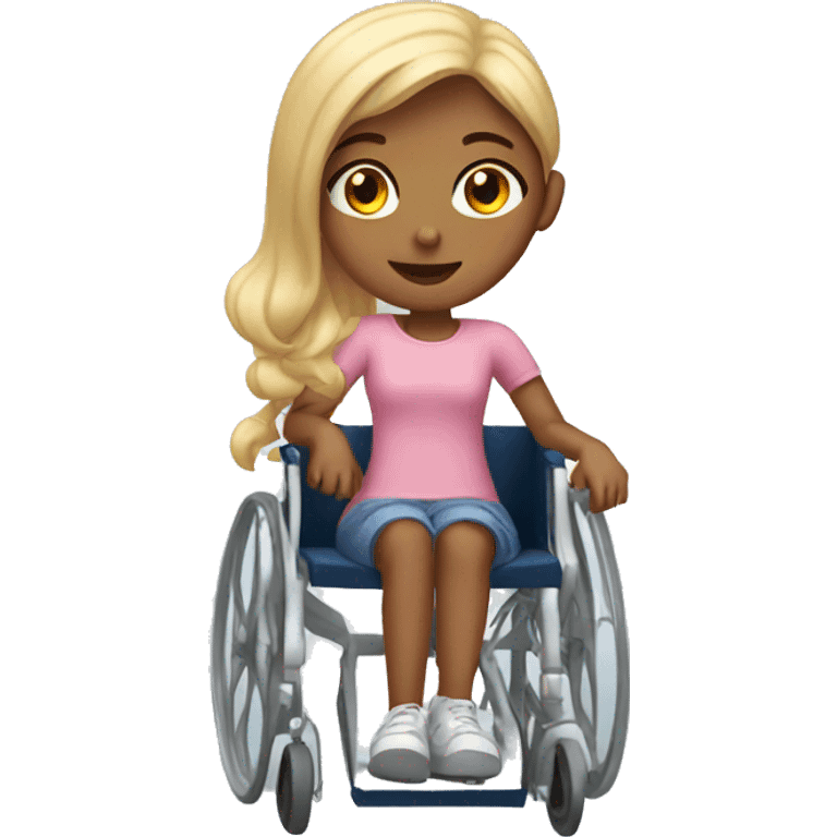 Girl in wheelchair emoji